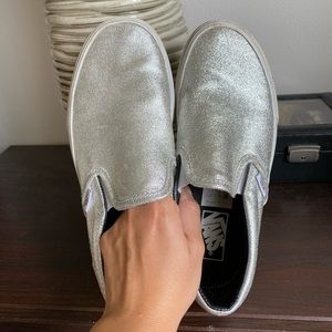 Metallic Vans by J.Crew